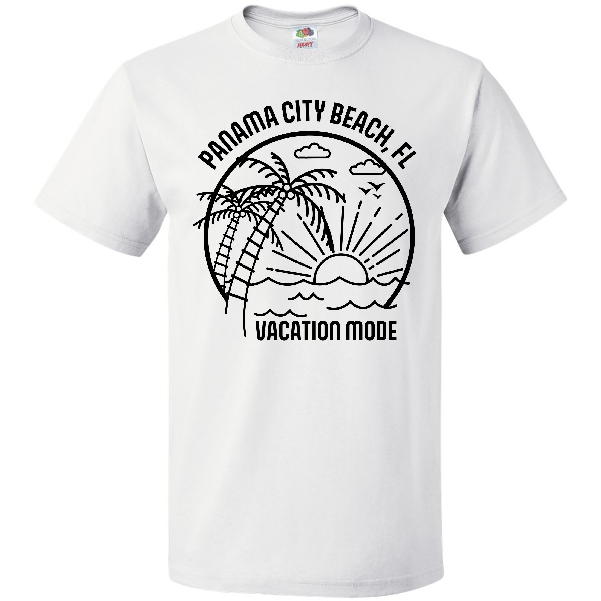 Inktastic Summer Vacation Mode Panama City Beach Florida T-Shirt Sunshine Fun - Picture 8 of 8