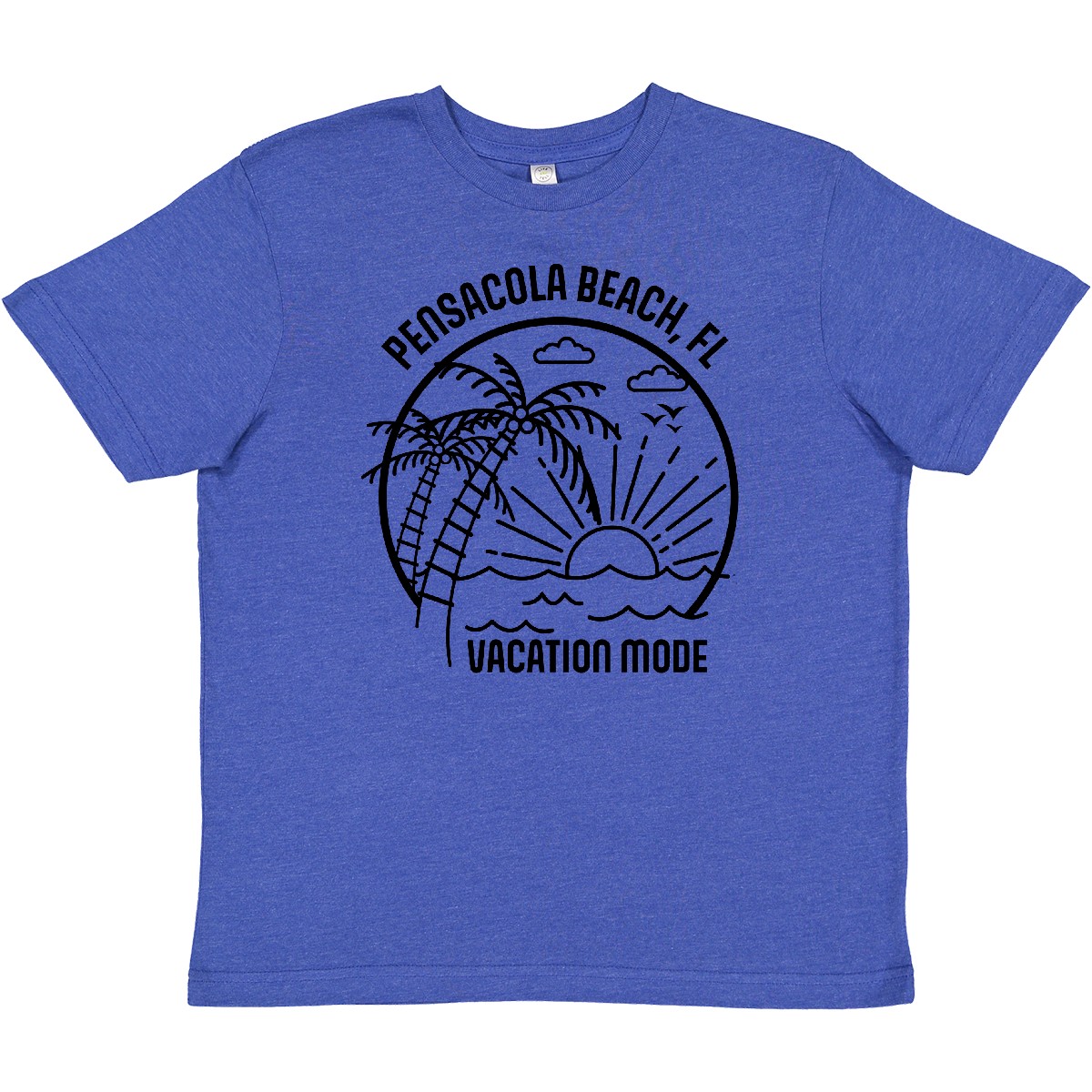 Inktastic Summer Vacation Mode Pensacola Beach Florida Youth T-Shirt Sunshine - Picture 8 of 9