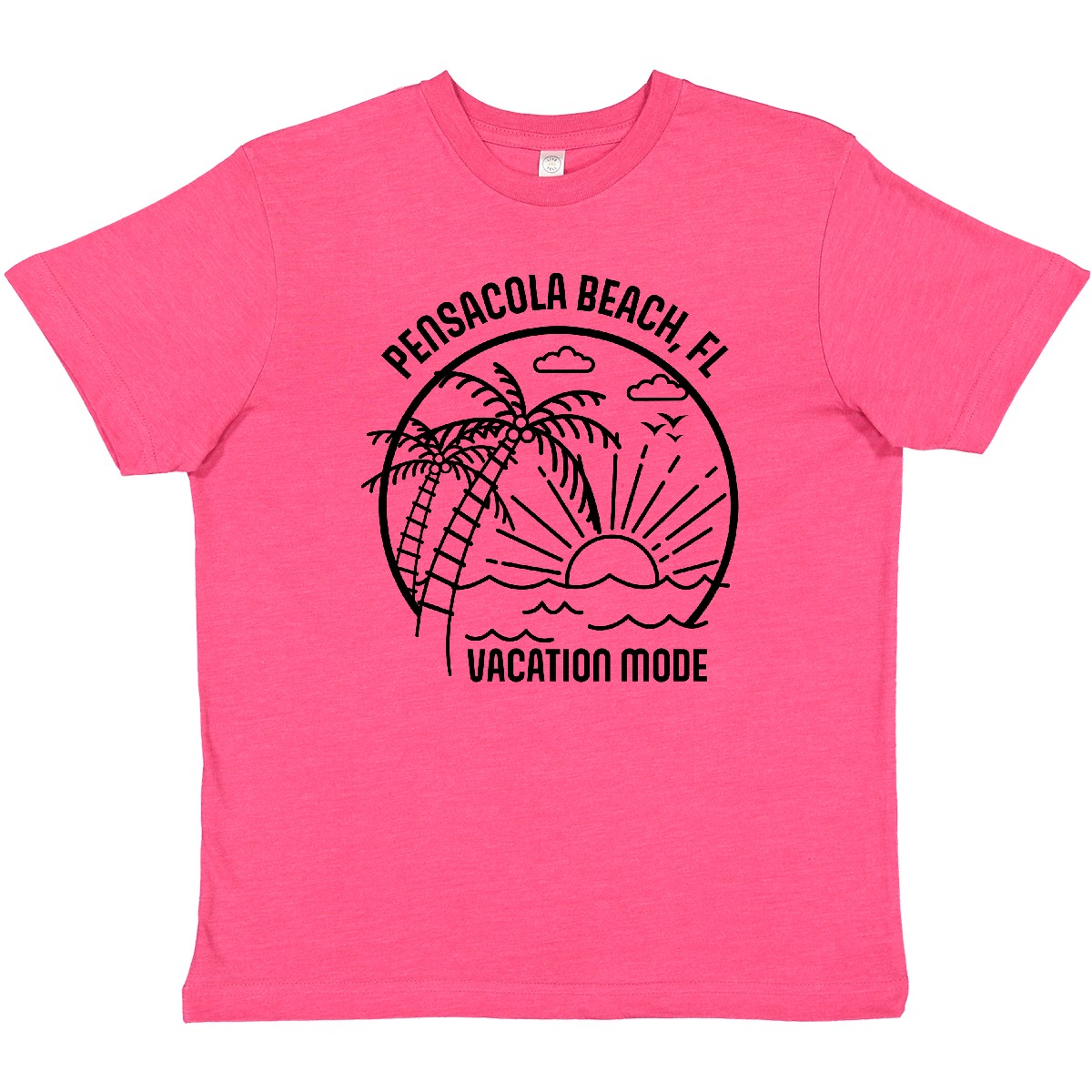 Inktastic Summer Vacation Mode Pensacola Beach Florida Youth T-Shirt Sunshine - Picture 7 of 9
