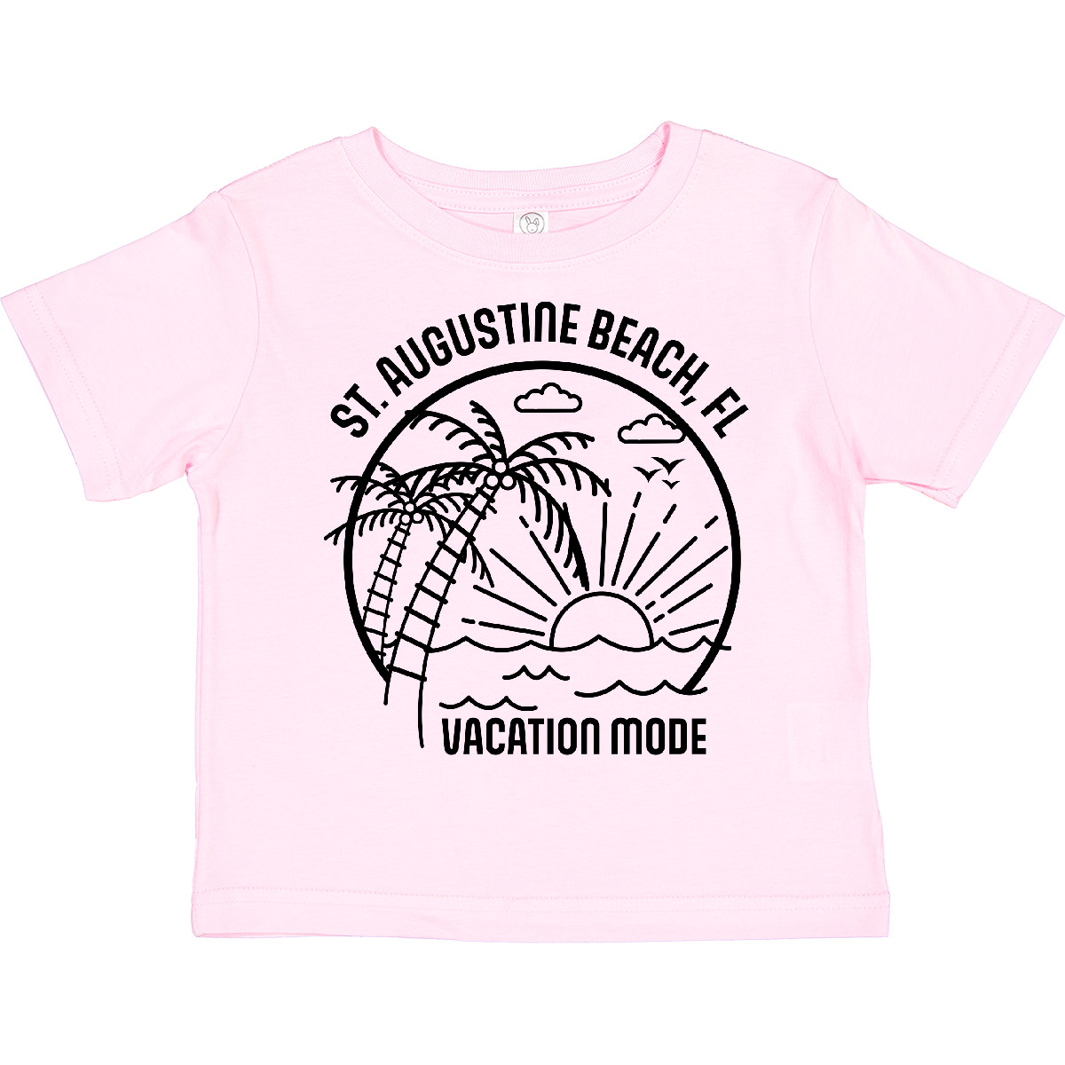Inktastic Summer Vacation Mode St. Augustine Beach Florida Toddler T-Shirt Fun - Picture 7 of 10