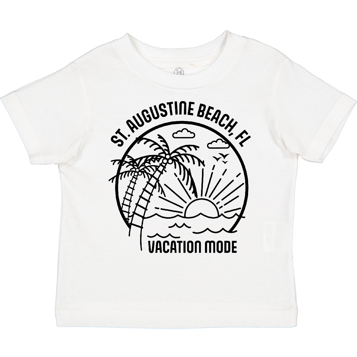 Inktastic Summer Vacation Mode St. Augustine Beach Florida Toddler T-Shirt Fun - Picture 9 of 10