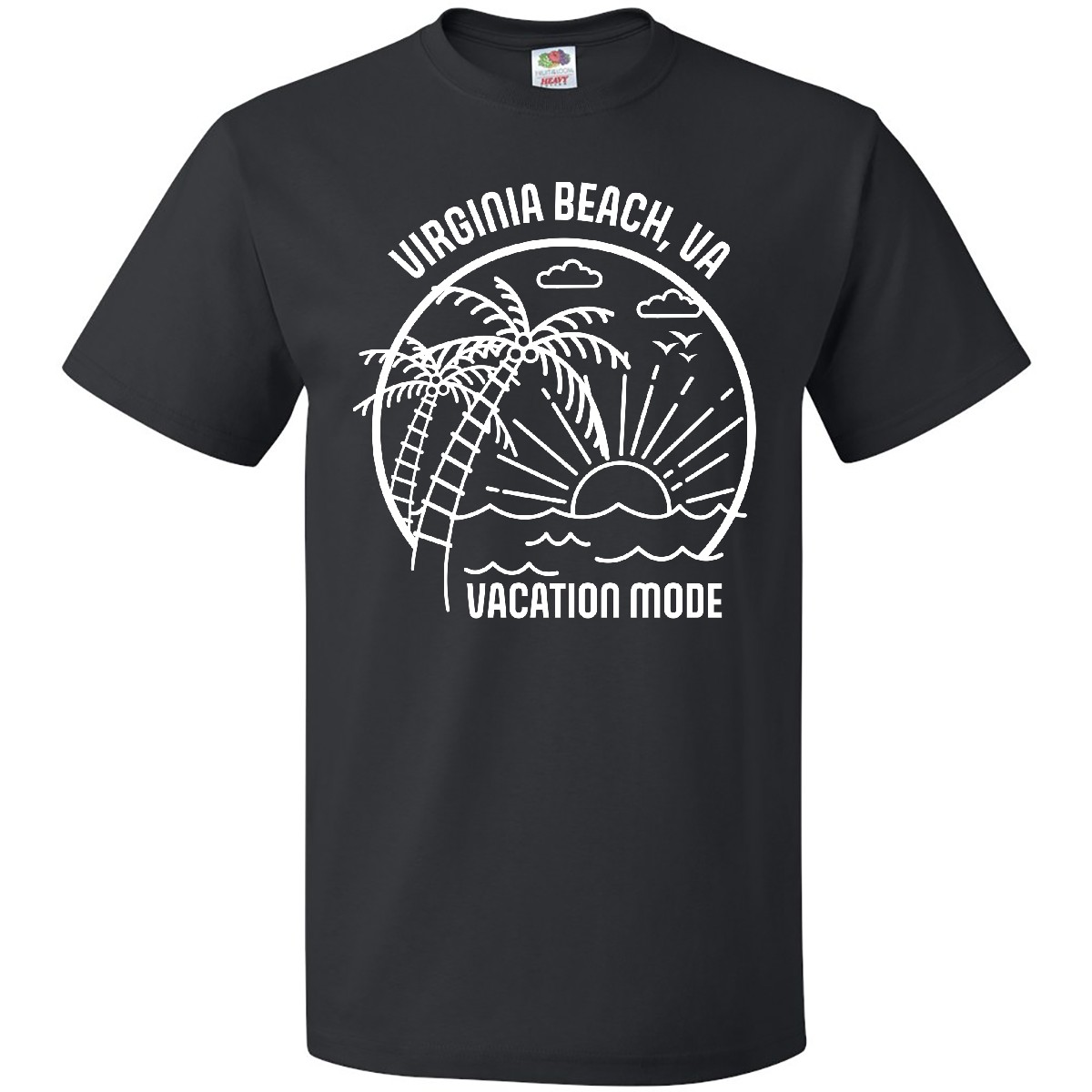 Camiseta Inktastic Verano Vacaciones Modo Virginia Beach Virginia Sol Diversión Arena - Imagen 3 de 12