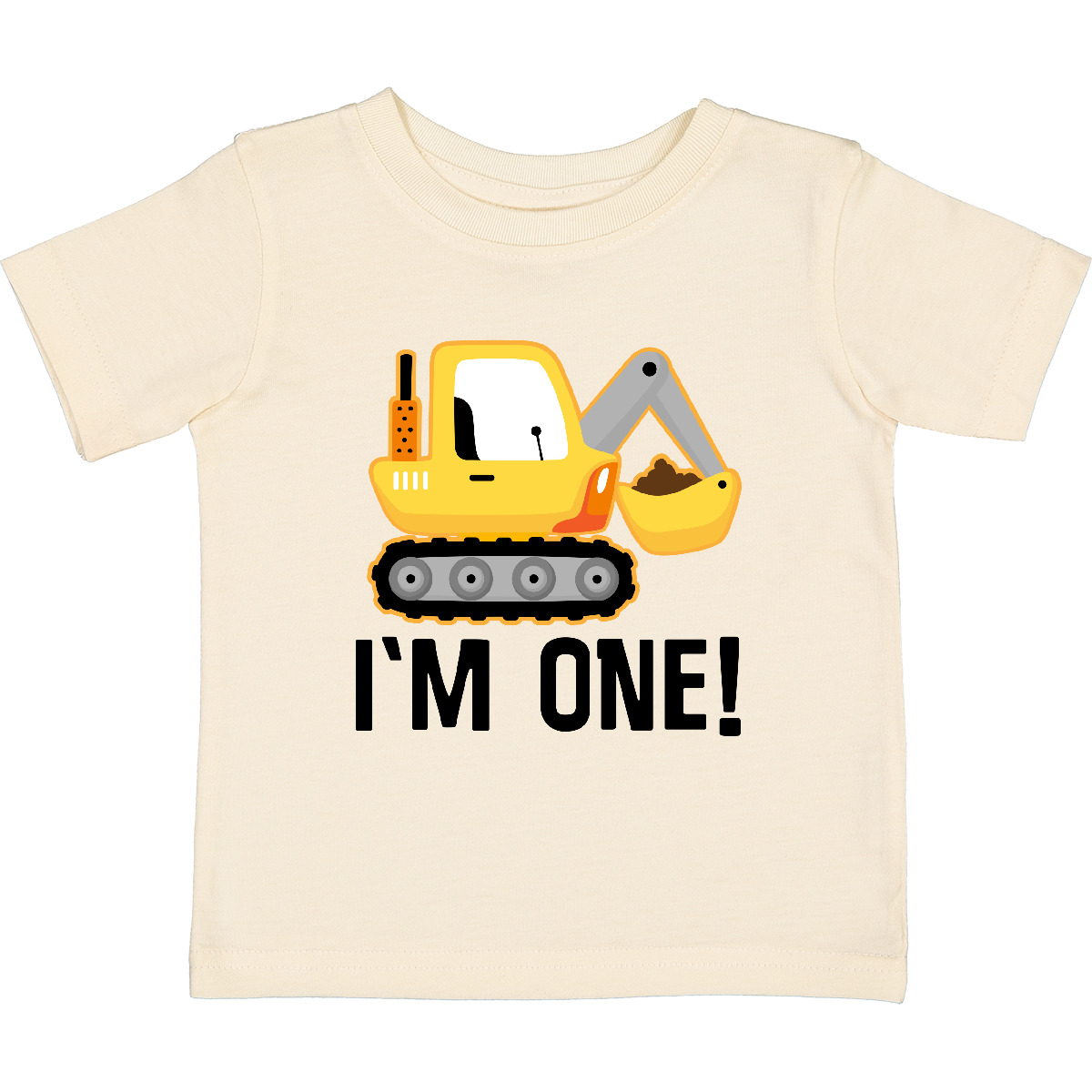 Inktastic 1st Birthday Construction Truck Boy Outfit Baby T-Shirt 1 Year Old - Picture 5 of 7