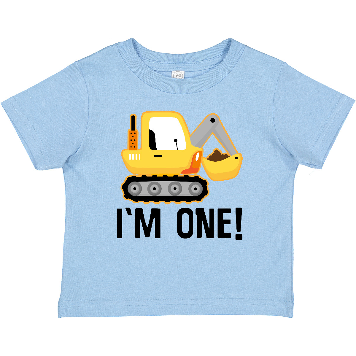 Inktastic 1st Birthday Construction Truck Boy Outfit Baby T-Shirt 1 Year Old - Picture 2 of 7