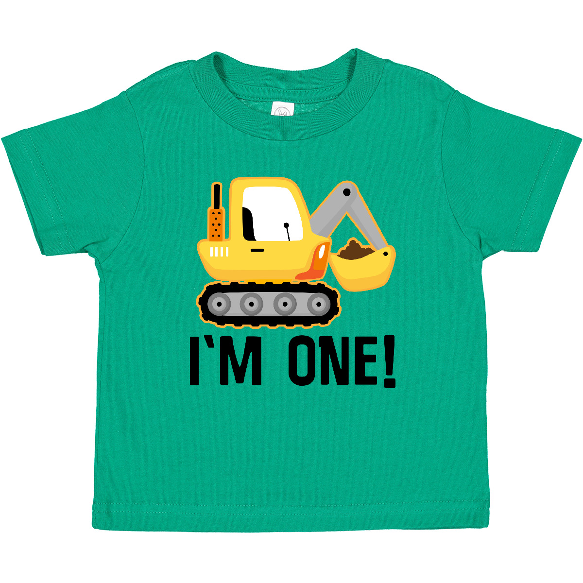 Inktastic 1st Birthday Construction Truck Boy Outfit Baby T-Shirt 1 Year Old - Picture 4 of 7
