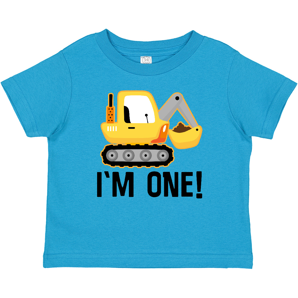Inktastic 1st Birthday Construction Truck Boy Outfit Baby T-Shirt 1 Year Old - Picture 7 of 7