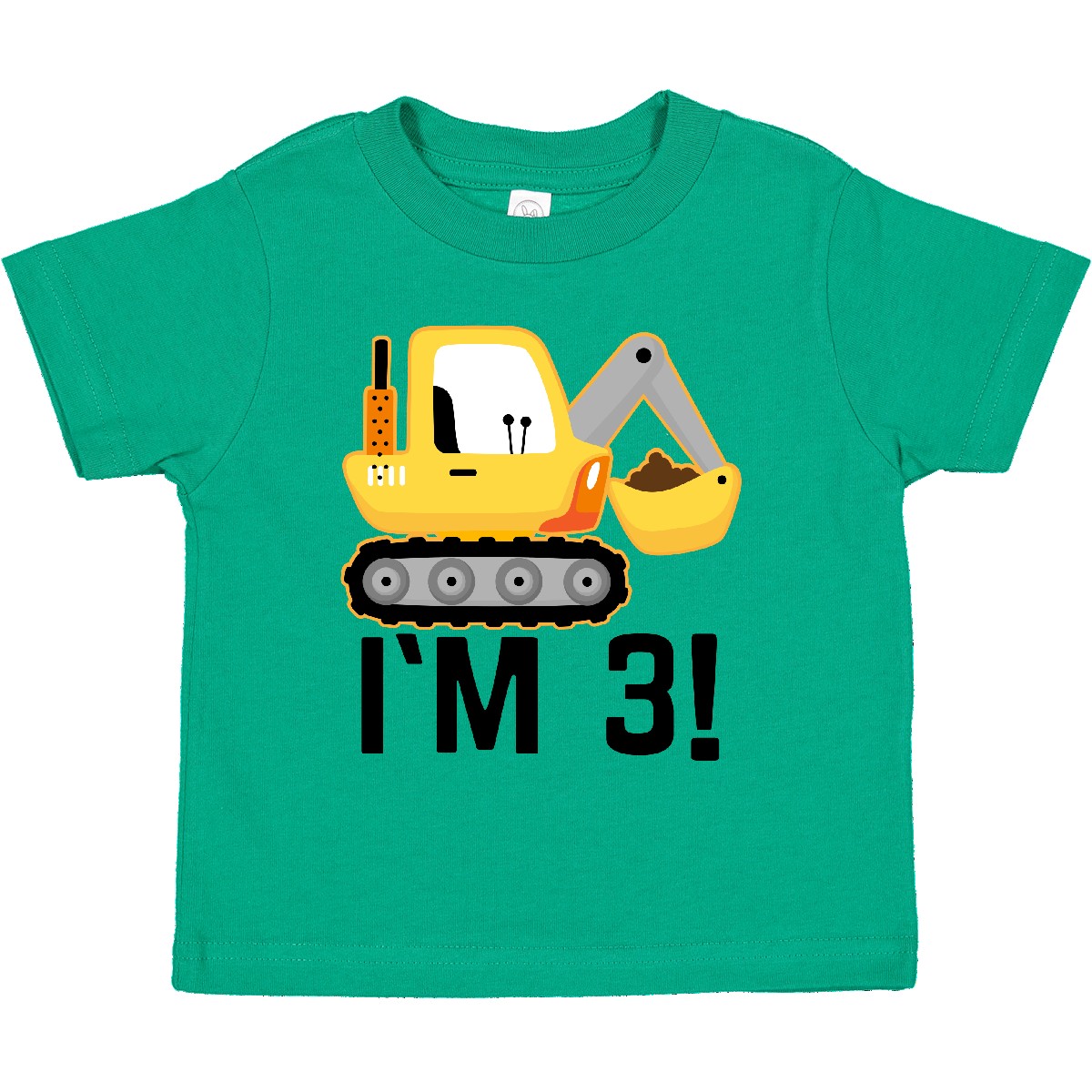 Inktastic 3rd Birthday Construction Party Boy Outfit Toddler T-Shirt Three Boys - Picture 5 of 11