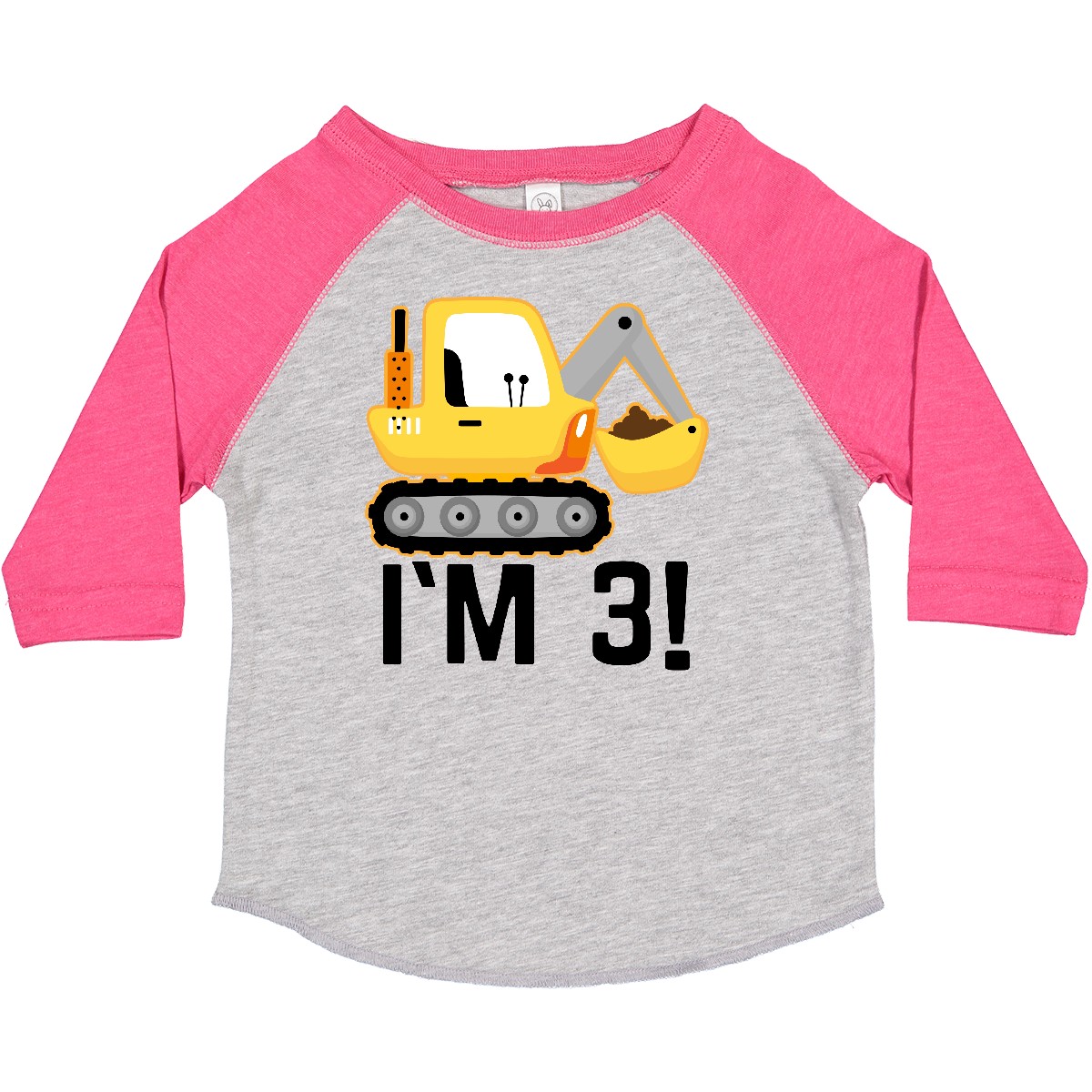 Inktastic 3rd Birthday Construction Party Boy Outfit Toddler T-Shirt Three Boys - Picture 4 of 11