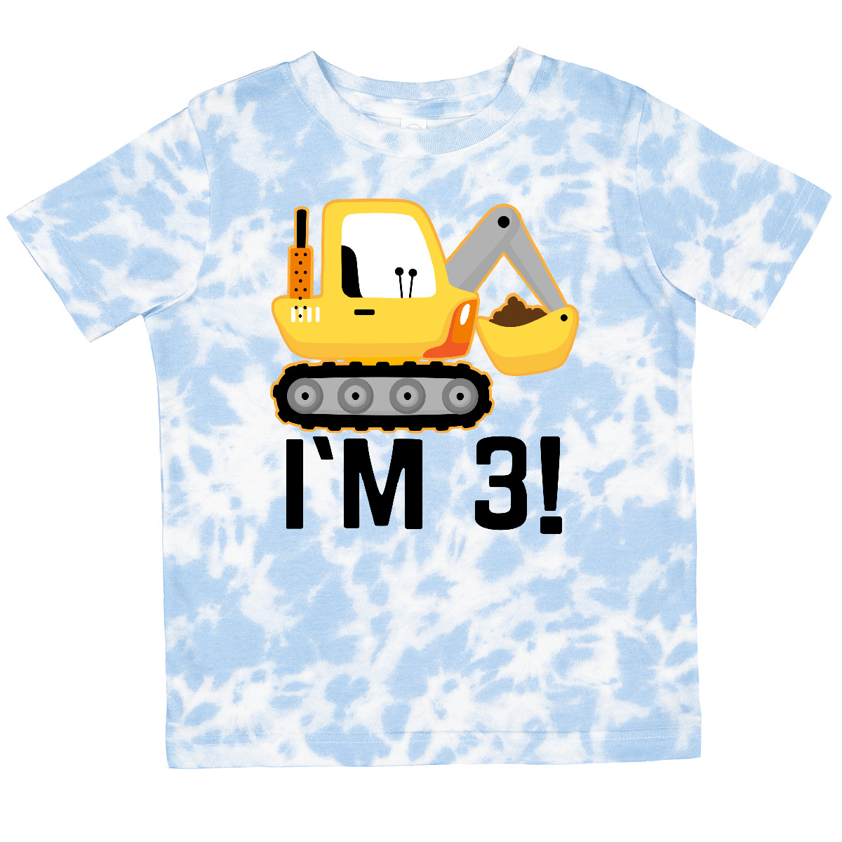 Inktastic 3rd Birthday Construction Party Boy Outfit Toddler T-Shirt Three Boys - Picture 9 of 11