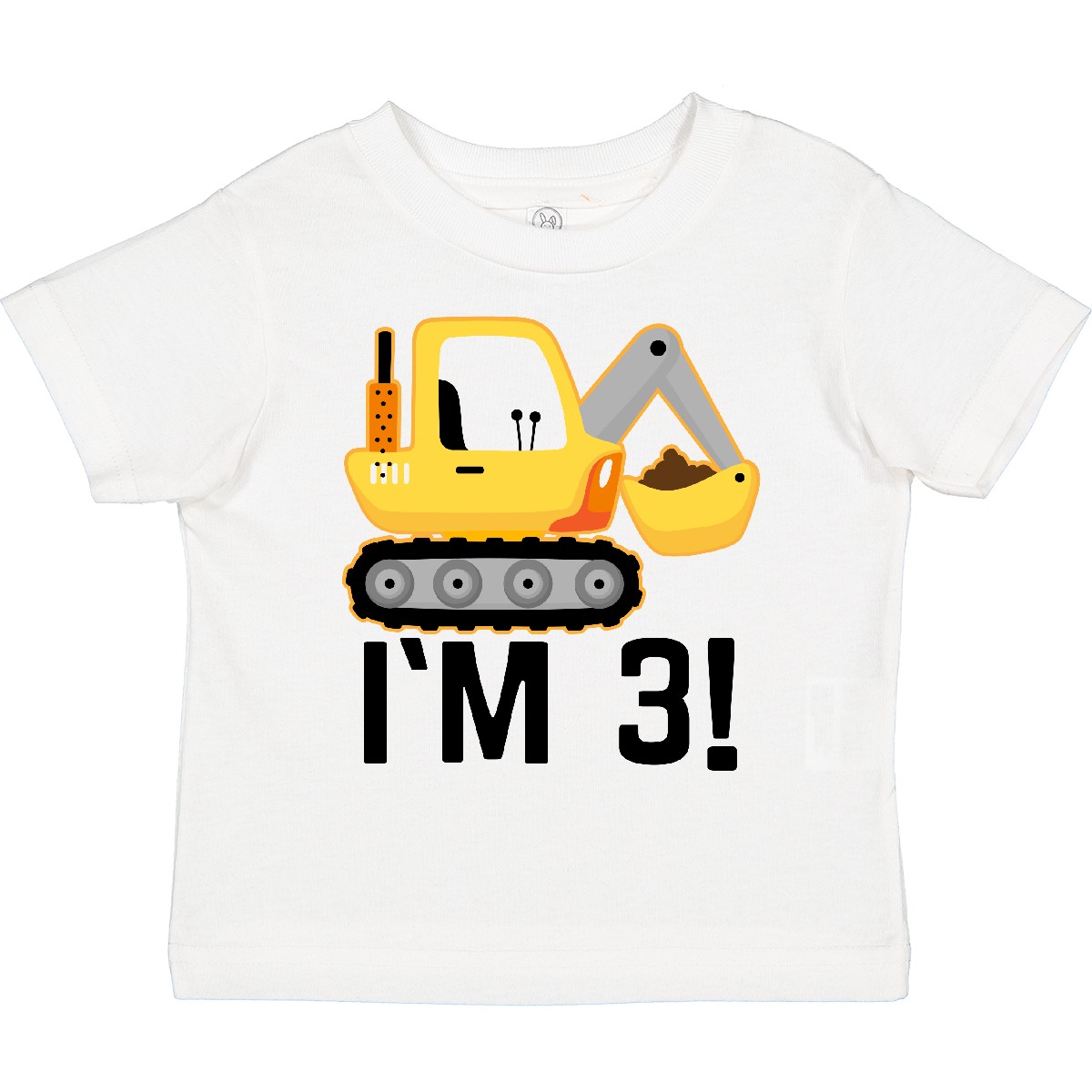 Inktastic 3rd Birthday Construction Party Boy Outfit Toddler T-Shirt Three Boys - Picture 10 of 11