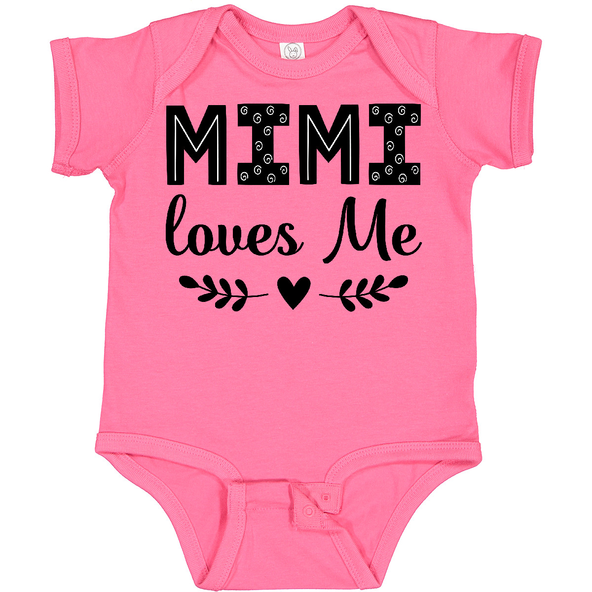 Inktastic Mimi Loves Me Baby Clothes Girl Baby Bodysuit Outfit Grandmother Hws - Picture 6 of 10