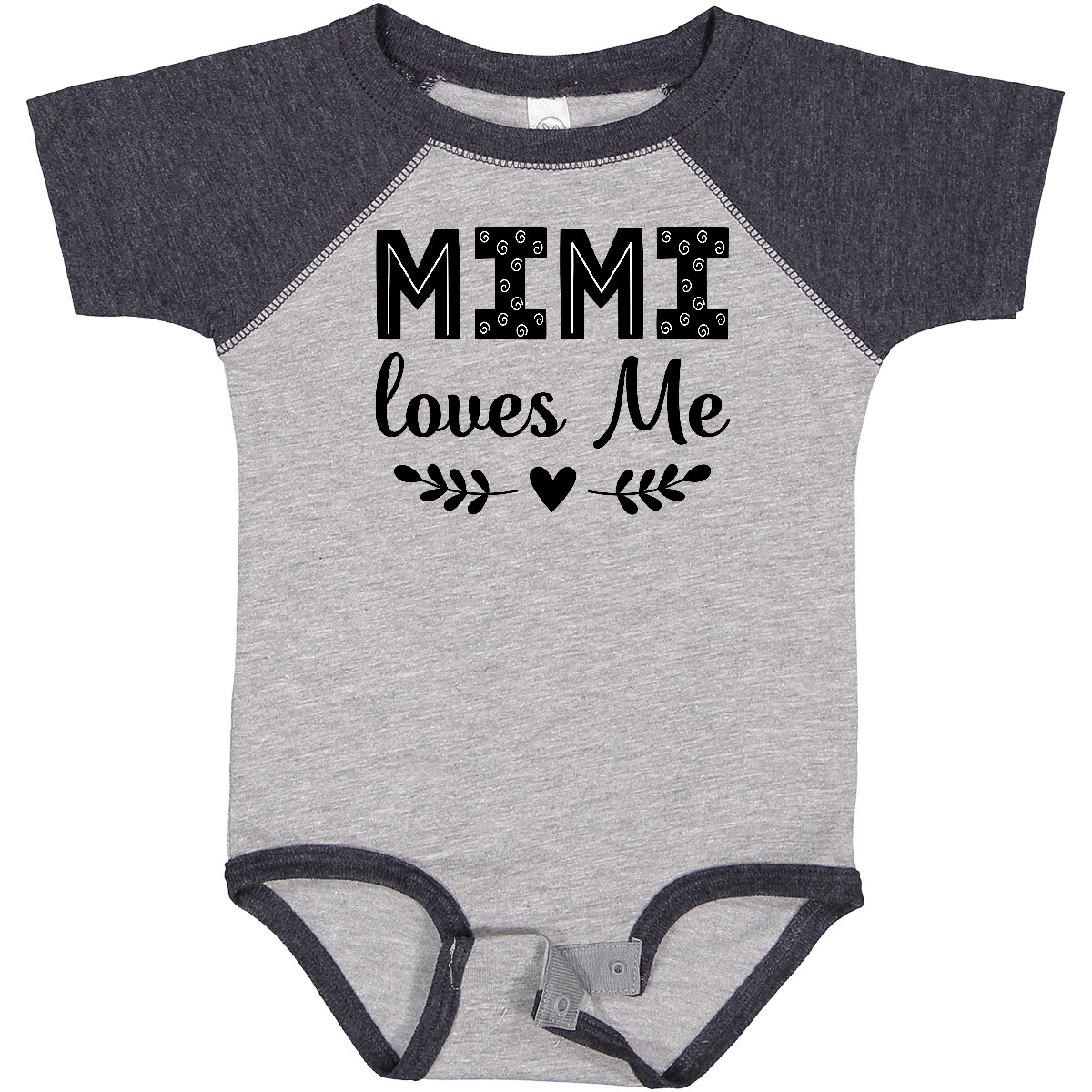 Inktastic Mimi Loves Me Baby Clothes Girl Baby Bodysuit Outfit Grandmother Hws - Picture 5 of 10