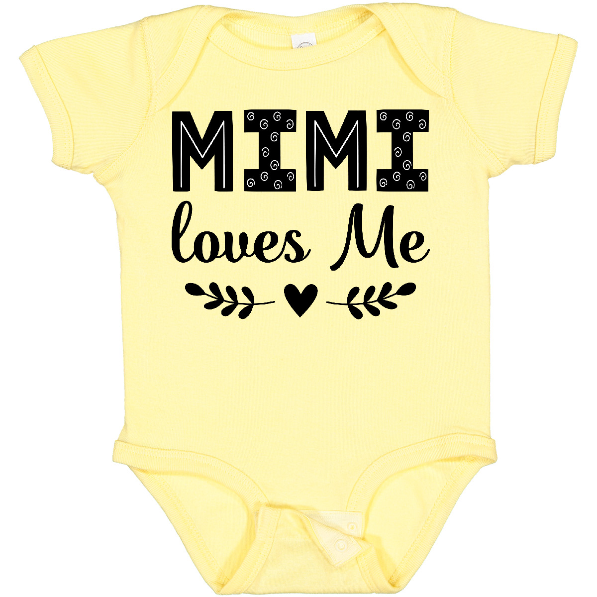 Inktastic Mimi Loves Me Baby Clothes Girl Baby Bodysuit Outfit Grandmother Hws - Picture 2 of 10