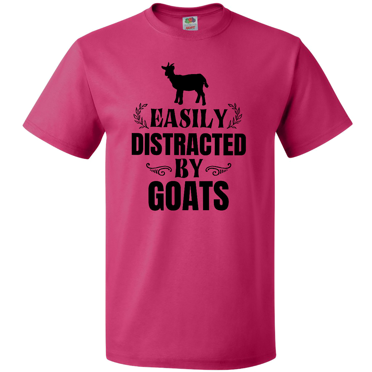 Inktastic Easily Distracted By Goats T-Shirt Animals Pet I Lover Family Funny - Picture 3 of 12