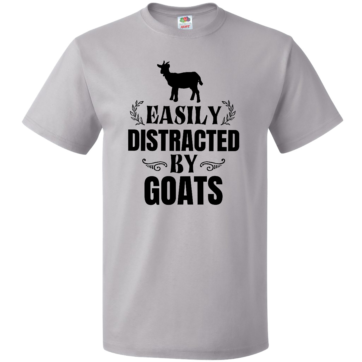 Inktastic Easily Distracted By Goats T-Shirt Animals Pet I Lover Family Funny - Picture 9 of 12