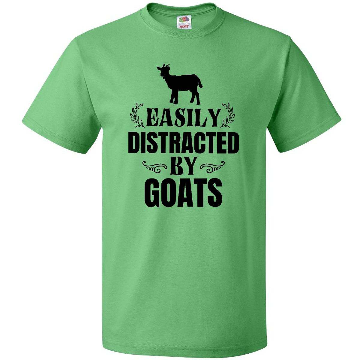 Inktastic Easily Distracted By Goats T-Shirt Animals Pet I Lover Family Funny - Picture 5 of 12