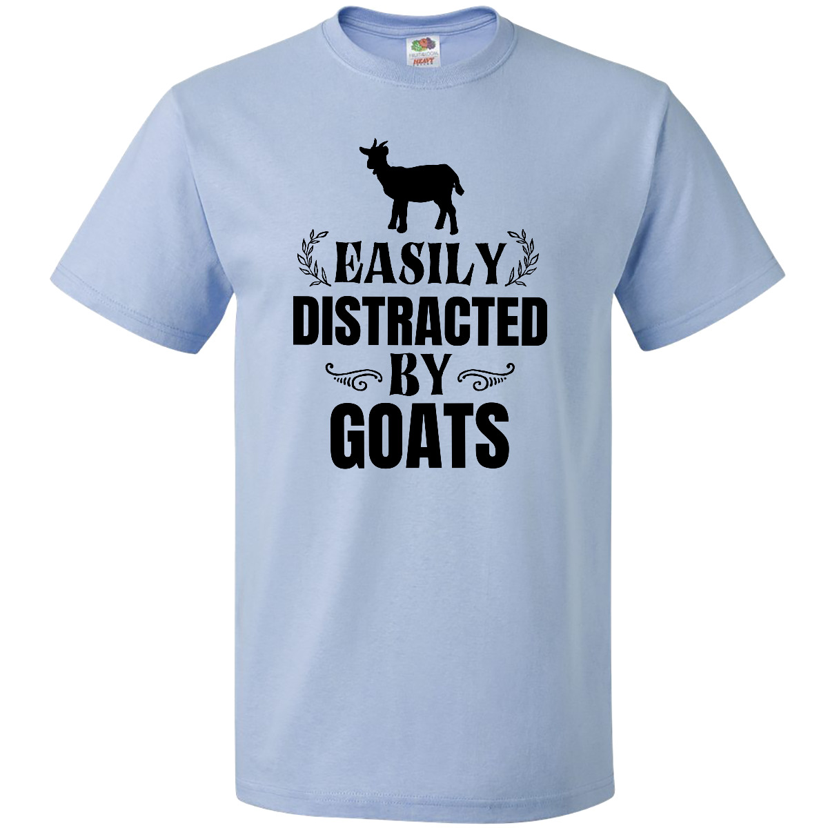 Inktastic Easily Distracted By Goats T-Shirt Animals Pet I Lover Family Funny - Picture 6 of 12