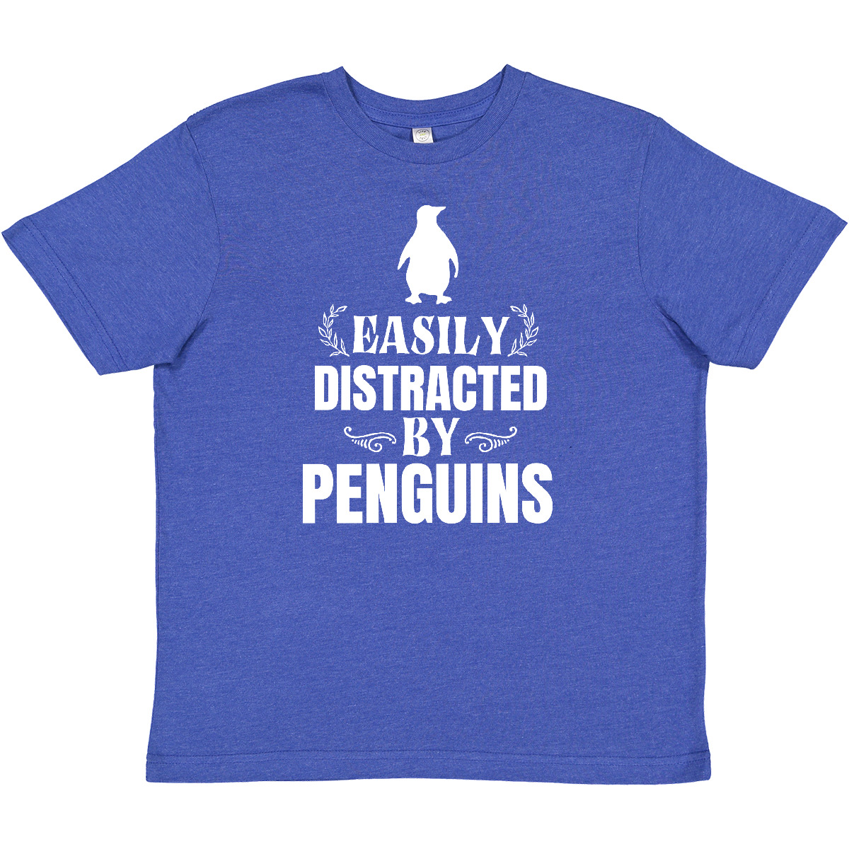 Inktastic Easily Distracted By Penguins Youth T-Shirt Animals Pet I Lover Family - Picture 9 of 9