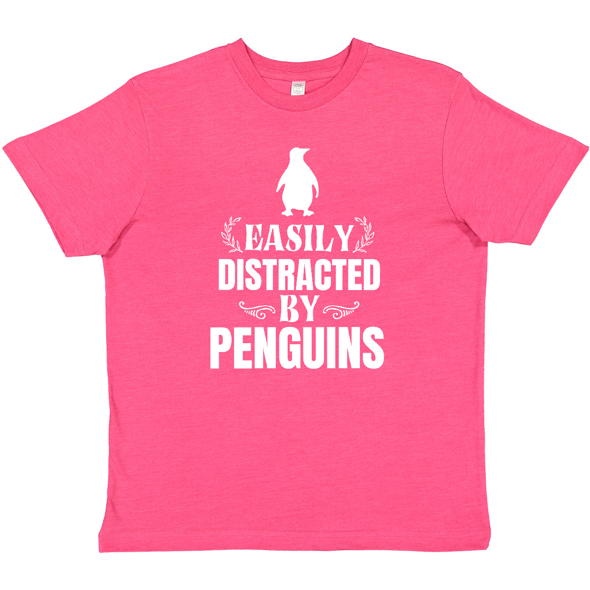 Inktastic Easily Distracted By Penguins Youth T-Shirt Animals Pet I Lover Family - Picture 8 of 9