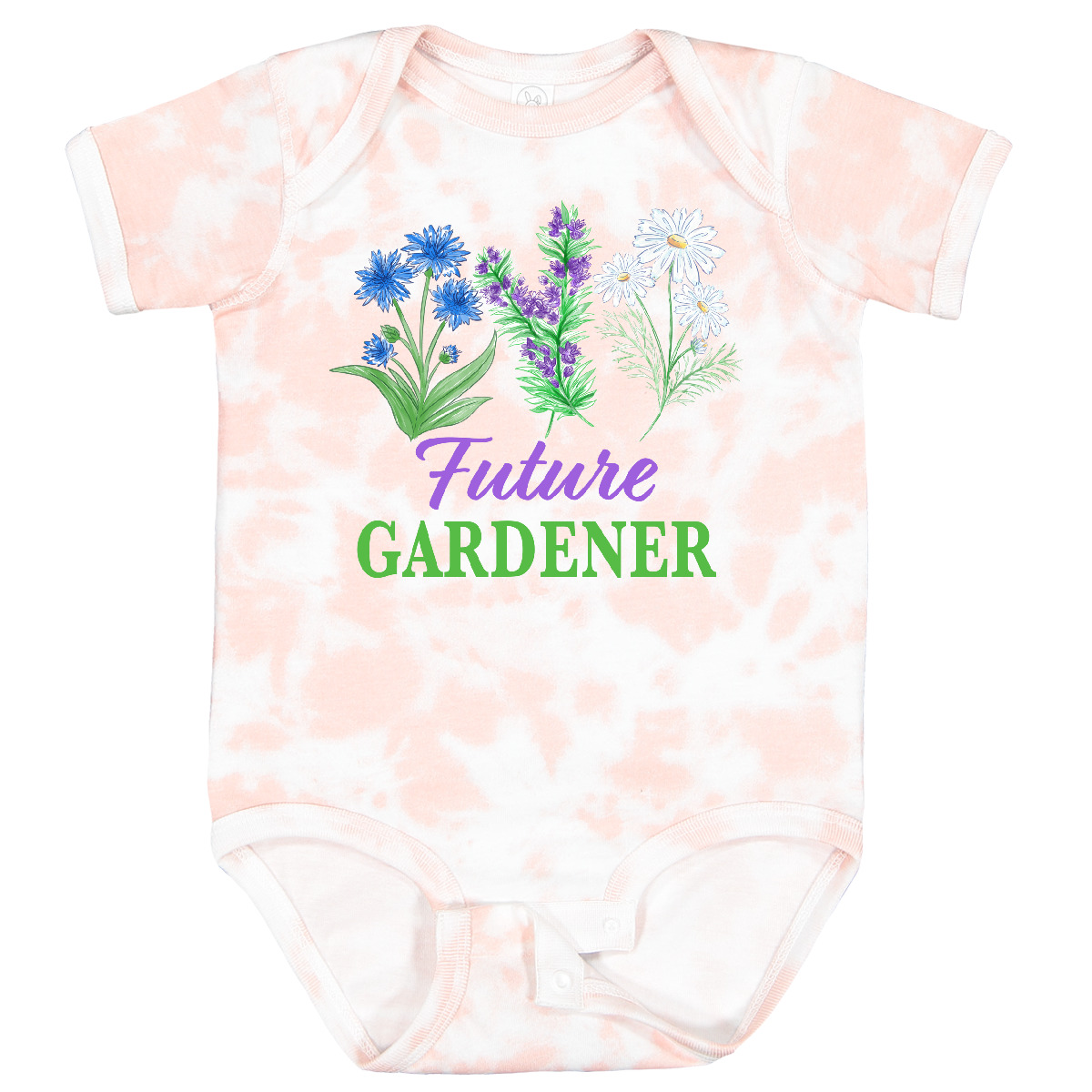 Inktastic Future Gardener Baby Body Blumen Flower Free Spirit Garten Bauer - Bild 7 von 9