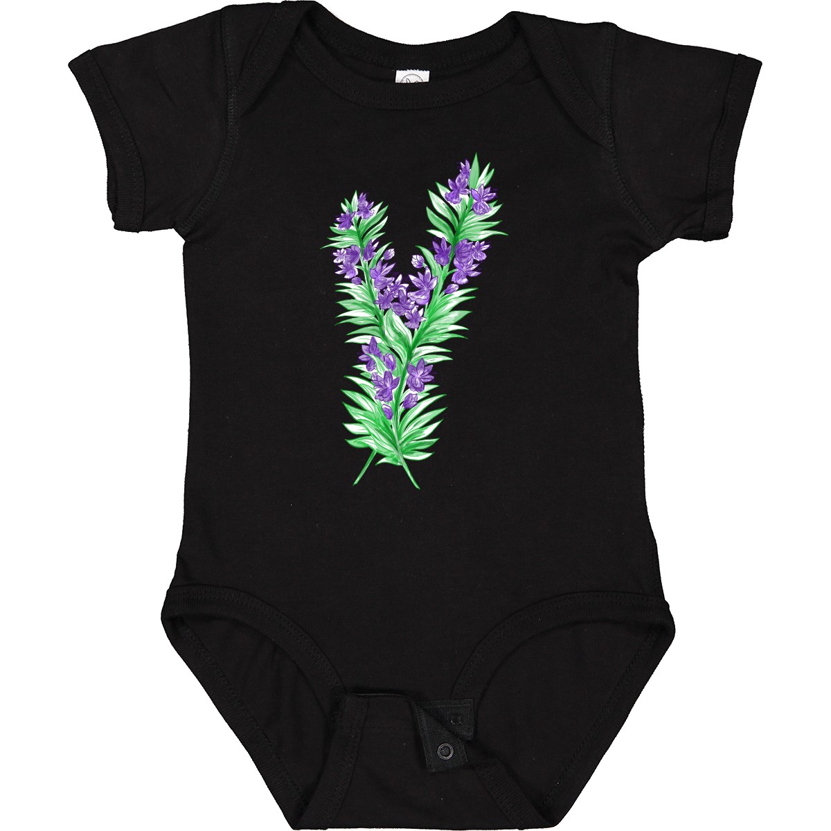 Inktastic Rosmarin Baby Body Blumen Flower Weide Garten Aquarell hübsch - Bild 2 von 7