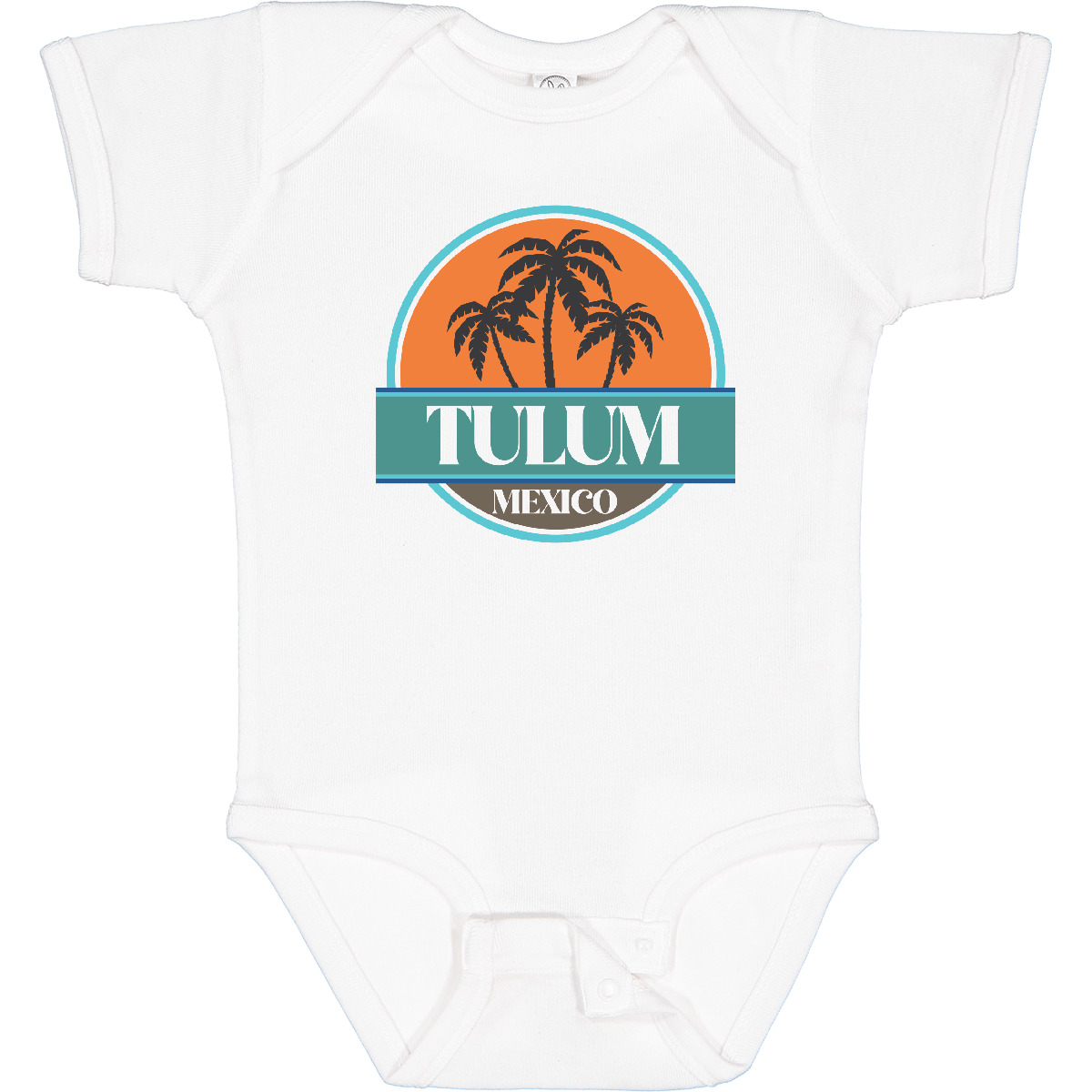 Inktastic Tulum Mexiko Urlaub Geschenk Baby Body mexikanische Kleidung Einteiler HWS - Bild 7 von 8