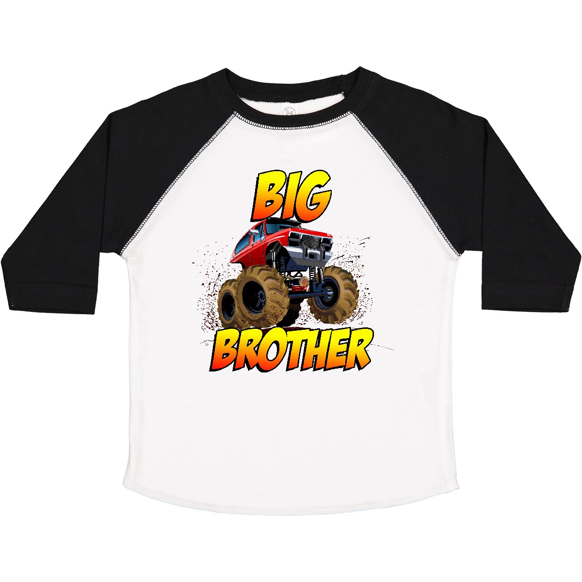 Inktastic Big Brother Monster Truck Toddler T-Shirt Child Preschooler Kid - Picture 12 of 12