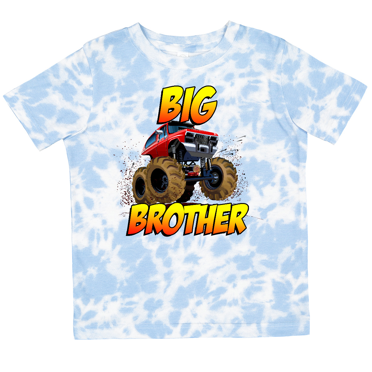Inktastic Big Brother Monster Truck Toddler T-Shirt Child Preschooler Kid - Picture 10 of 12