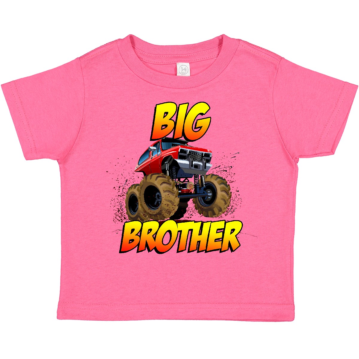 Inktastic Big Brother Monster Truck Toddler T-Shirt Child Preschooler Kid - Picture 7 of 12