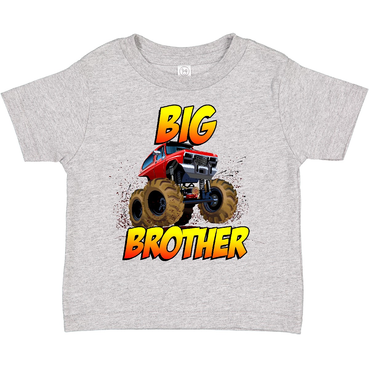 Inktastic Big Brother Monster Truck Toddler T-Shirt Child Preschooler Kid - Picture 6 of 12