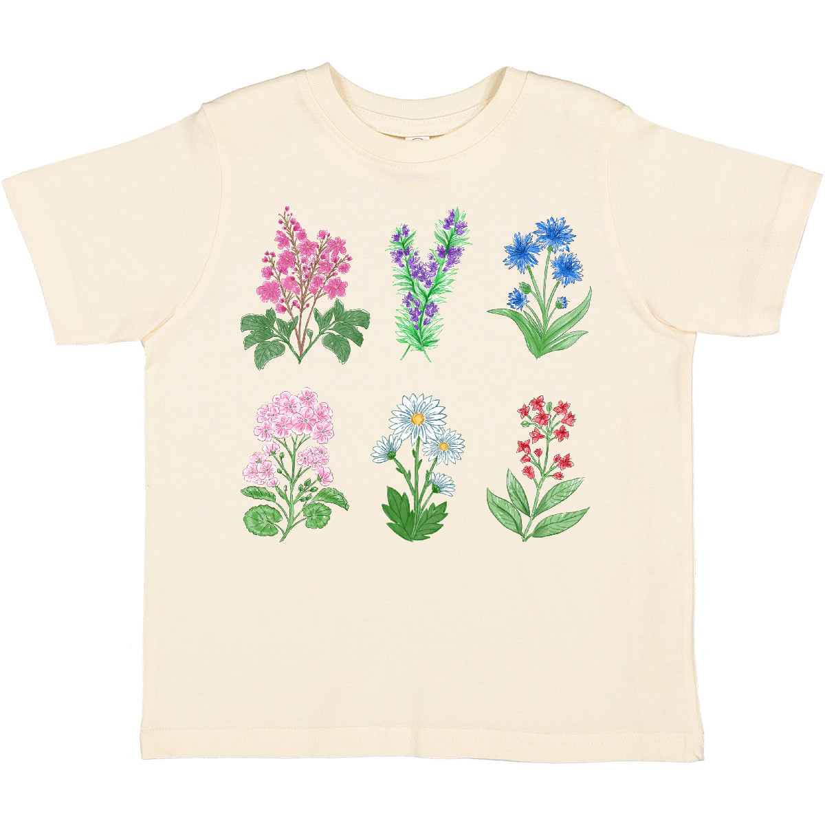 Inktastic Beautiful Wild Flowers Toddler T-Shirt Flower Free Spirit Garden Moms - Picture 7 of 9