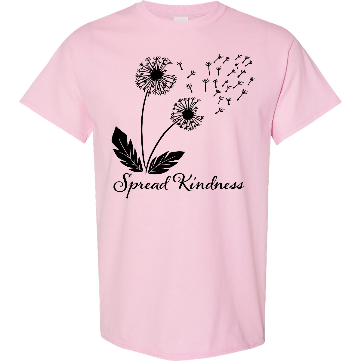 Inktastic Spread Kindness Dandelion T-Shirt Flowers Wild Flower Wish Whimsical
