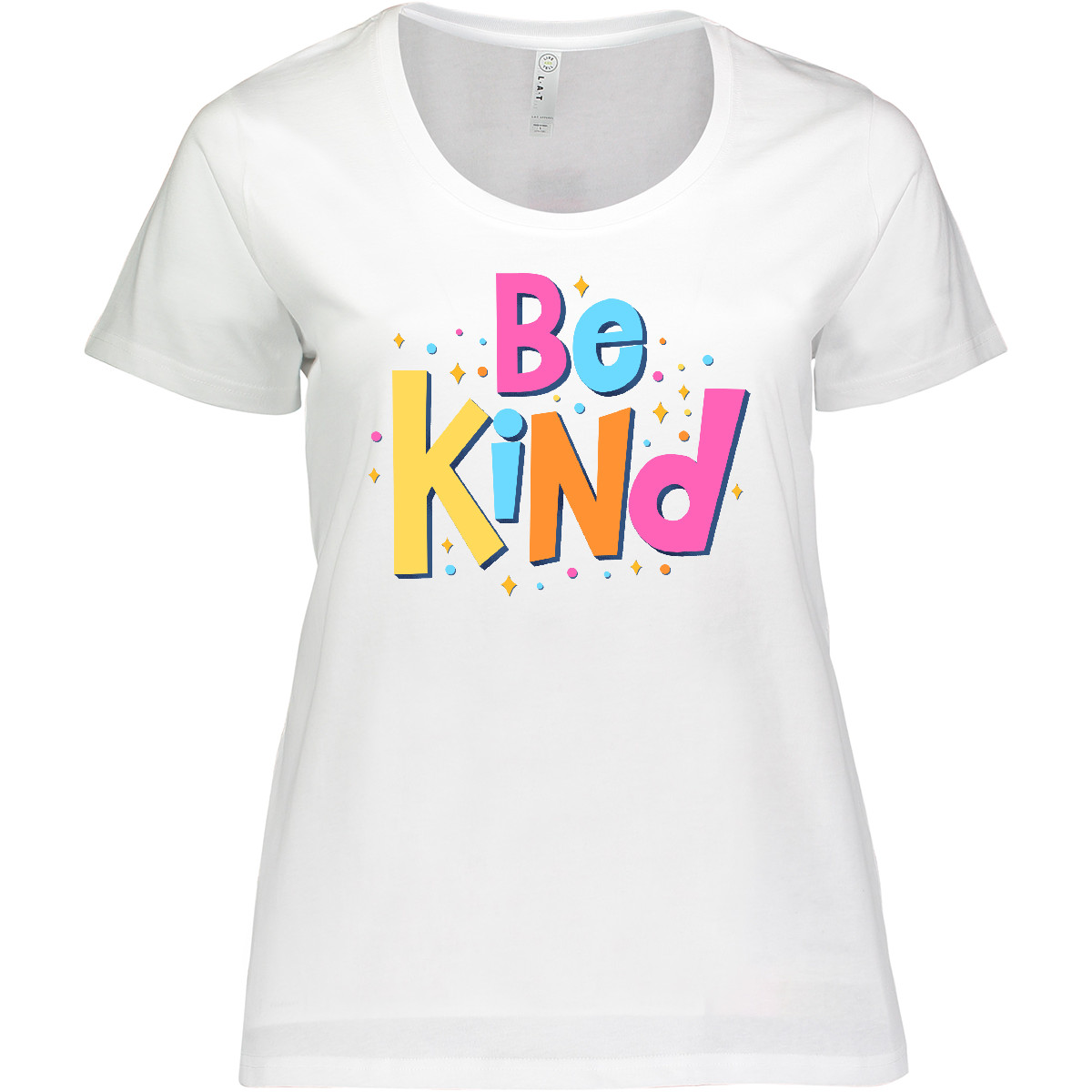 Inktastic Be Kind Inspirational Quote In Color Women's Plus Size T-Shirt Quotes - Bild 3 von 3