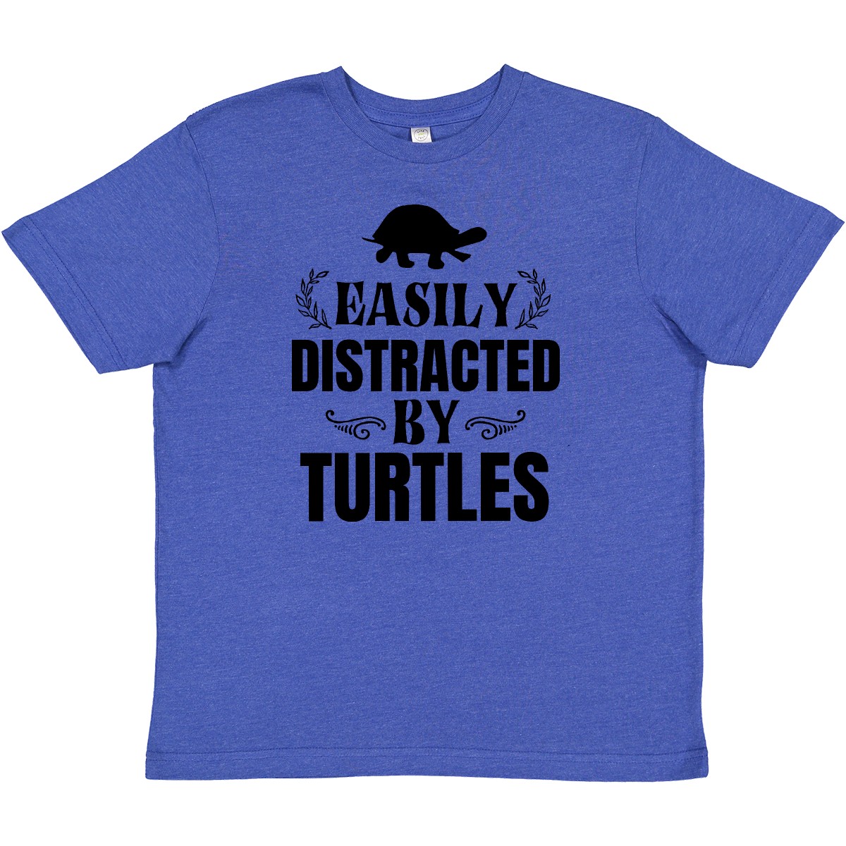 Inktastic Easily Distracted By Turtles Youth T-Shirt Pet I Love Lover Funny Tee - Picture 7 of 8