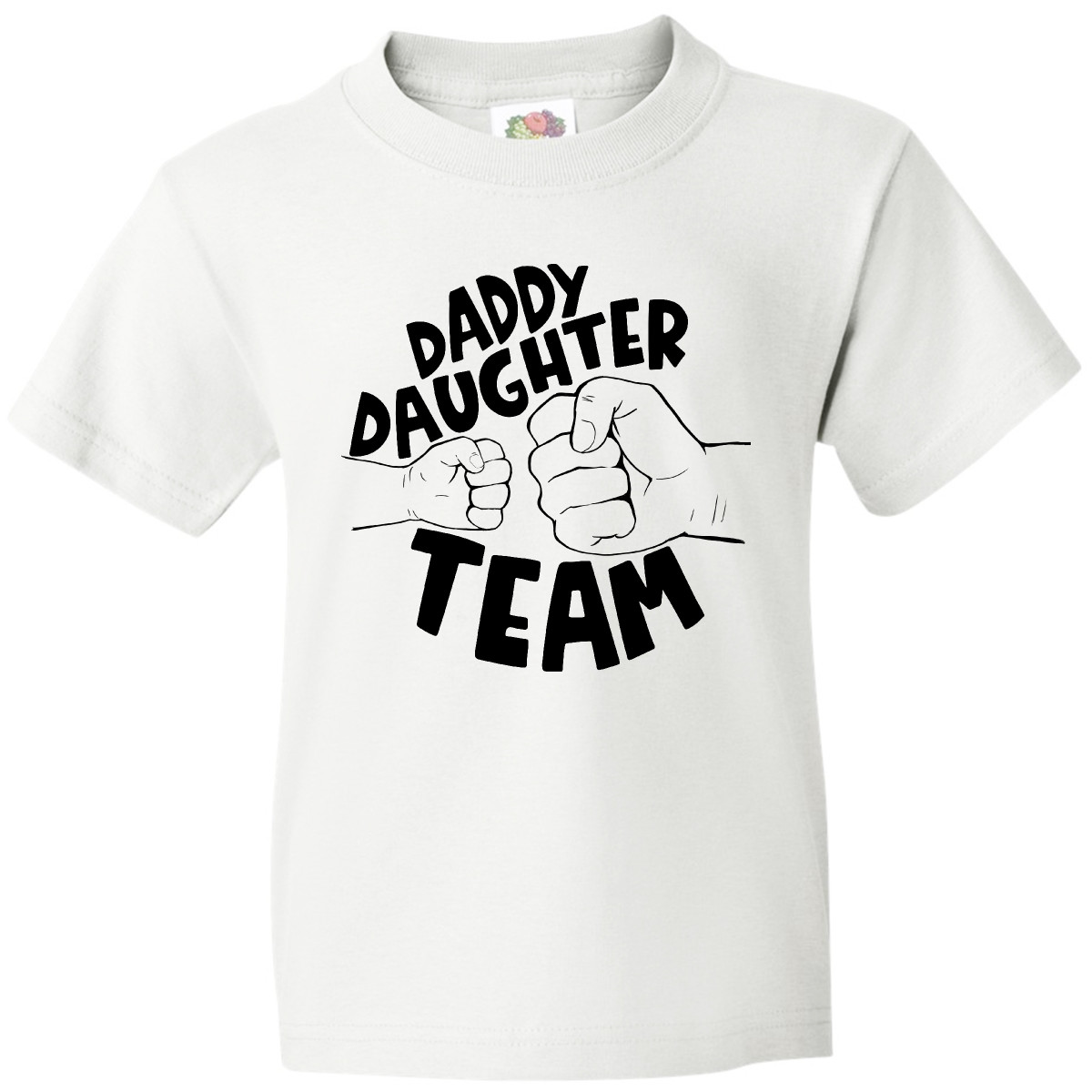 Inktastic Father's Day Daddy Daughter Team Parent Child Fist Bump Youth T-Shirt - Picture 8 of 8