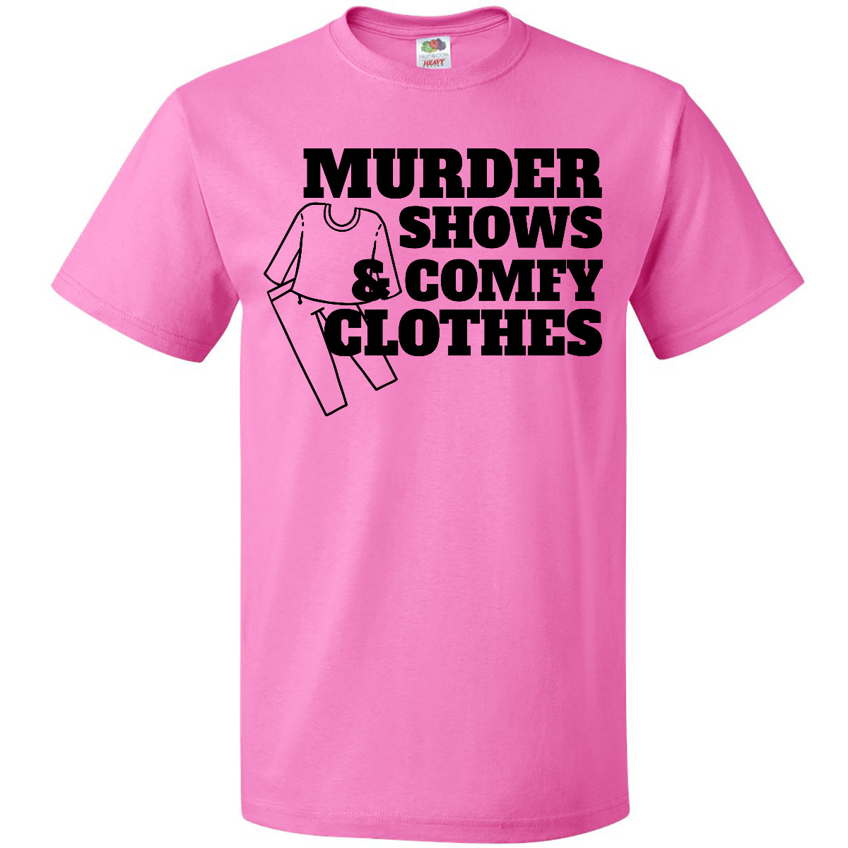 Inktastic Murder Shows And Comfy Clothes T-Shirt Pop Culture Tv I Love Show Mom - Picture 2 of 10