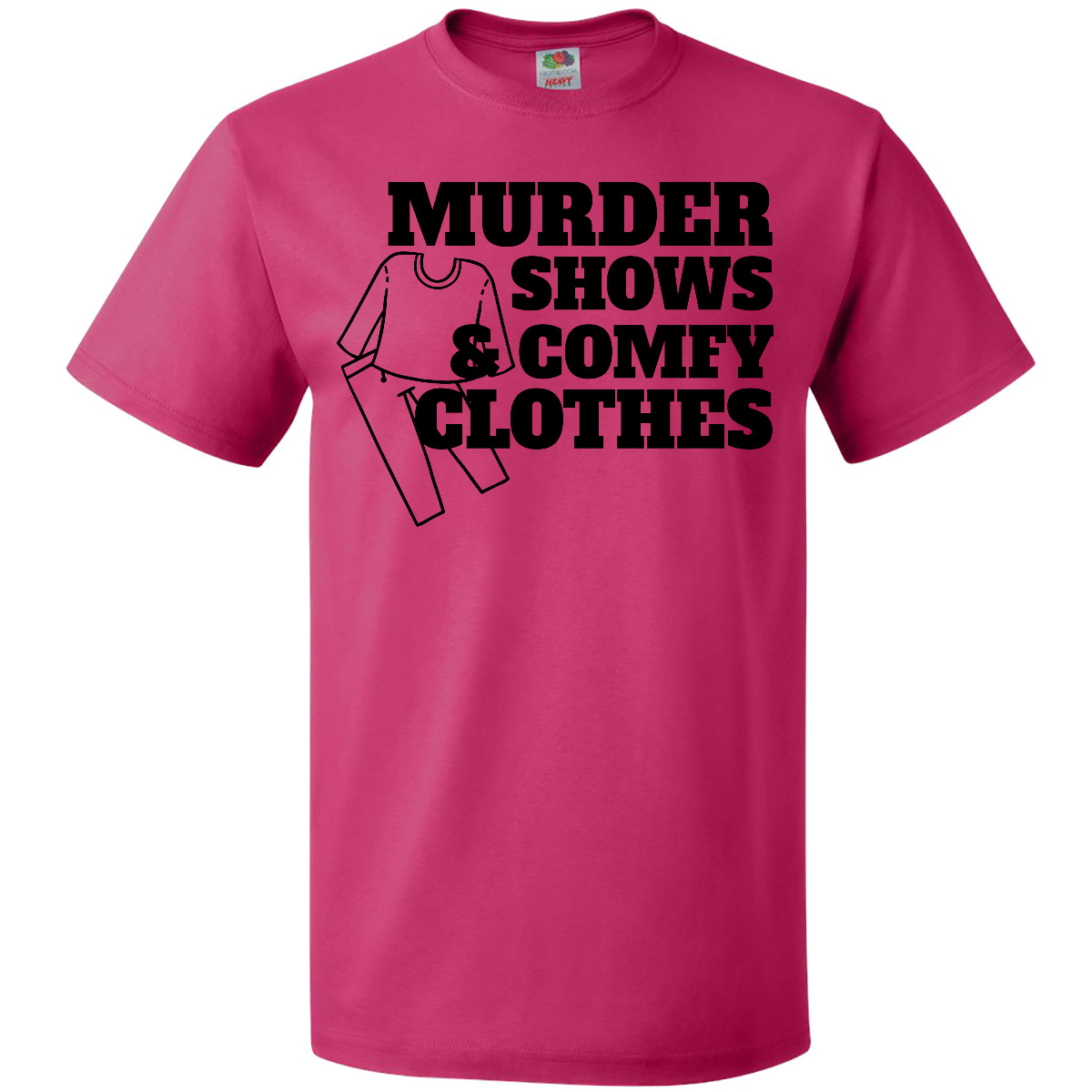 Inktastic Murder Shows And Comfy Clothes T-Shirt Pop Culture Tv I Love Show Mom - Picture 3 of 10