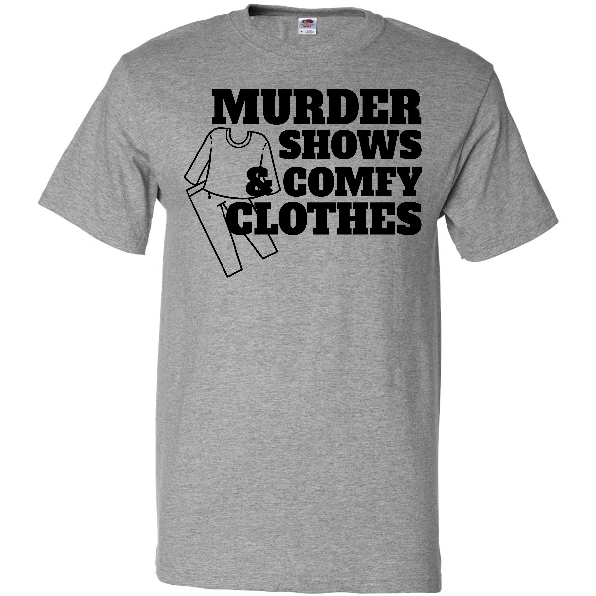 Inktastic Murder Shows And Comfy Clothes T-Shirt Pop Culture Tv I Love Show Mom - Picture 4 of 10