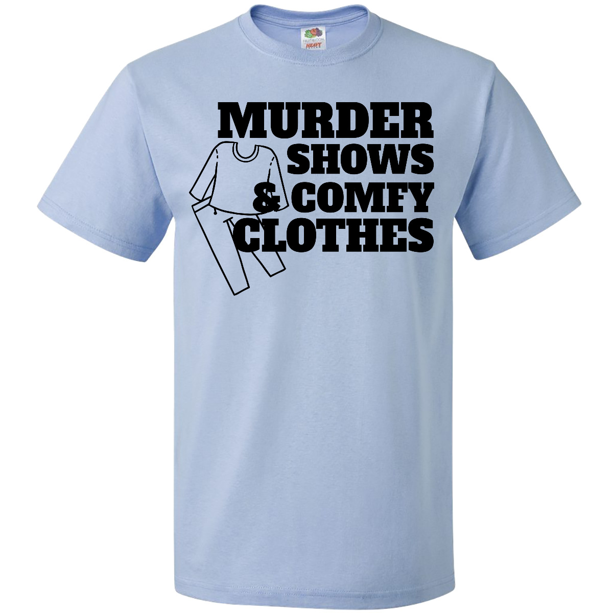 Inktastic Murder Shows And Comfy Clothes T-Shirt Pop Culture Tv I Love Show Mom - Picture 5 of 10