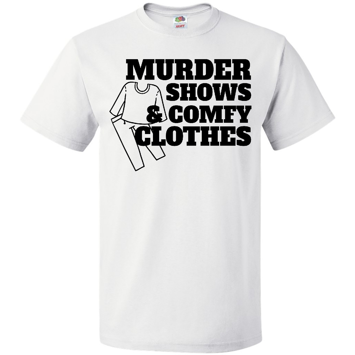 Inktastic Murder Shows And Comfy Clothes T-Shirt Pop Culture Tv I Love Show Mom - Picture 10 of 10