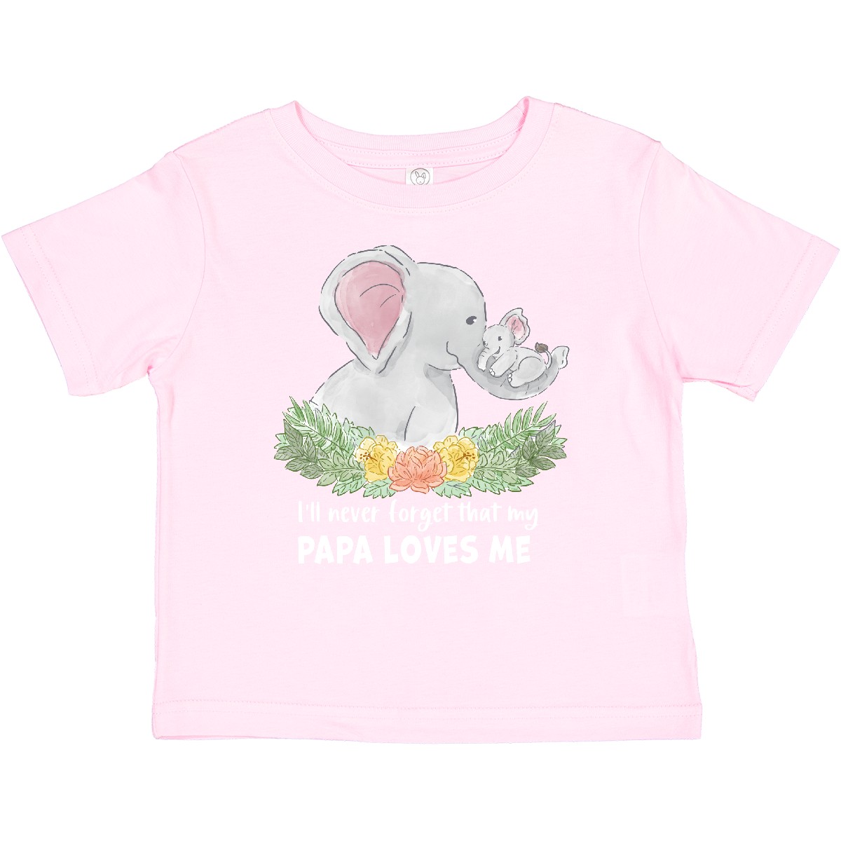 Inktastic I'll Never Forget That My Papa Loves Me With Cute Baby T-Shirt Animals - Picture 7 of 9