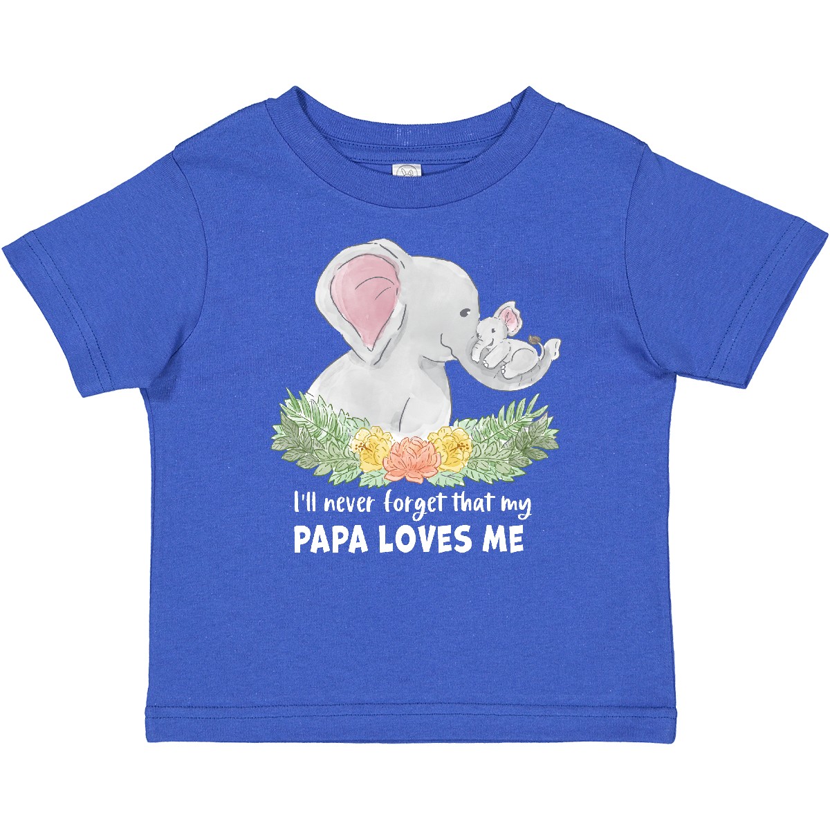 Inktastic I'll Never Forget That My Papa Loves Me With Cute Baby T-Shirt Animals - Picture 8 of 9