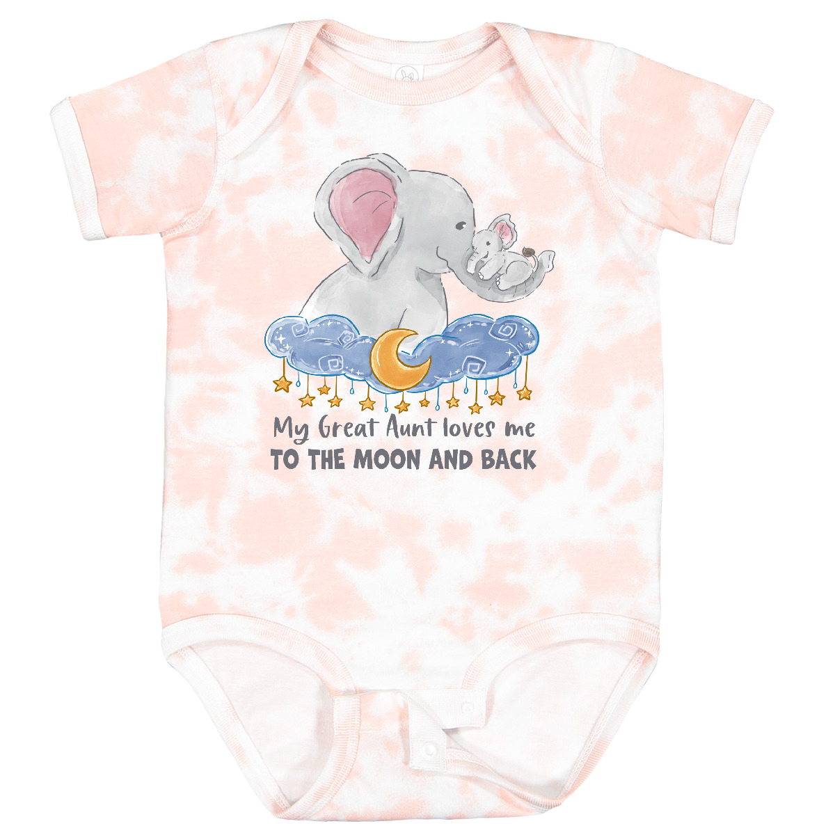 Inktastic My Great Aunt Loves Me To The Moon And Back Baby Bodysuit Animals Zoo - Picture 12 of 16
