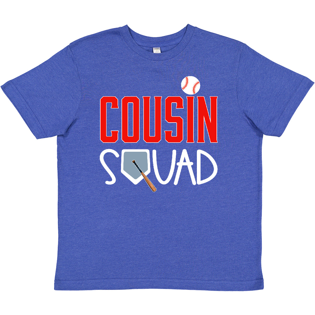 Inktastic Cousin Squad Baseball And Bat Youth T-Shirt Sports Fans Ball Cousins - Picture 7 of 7