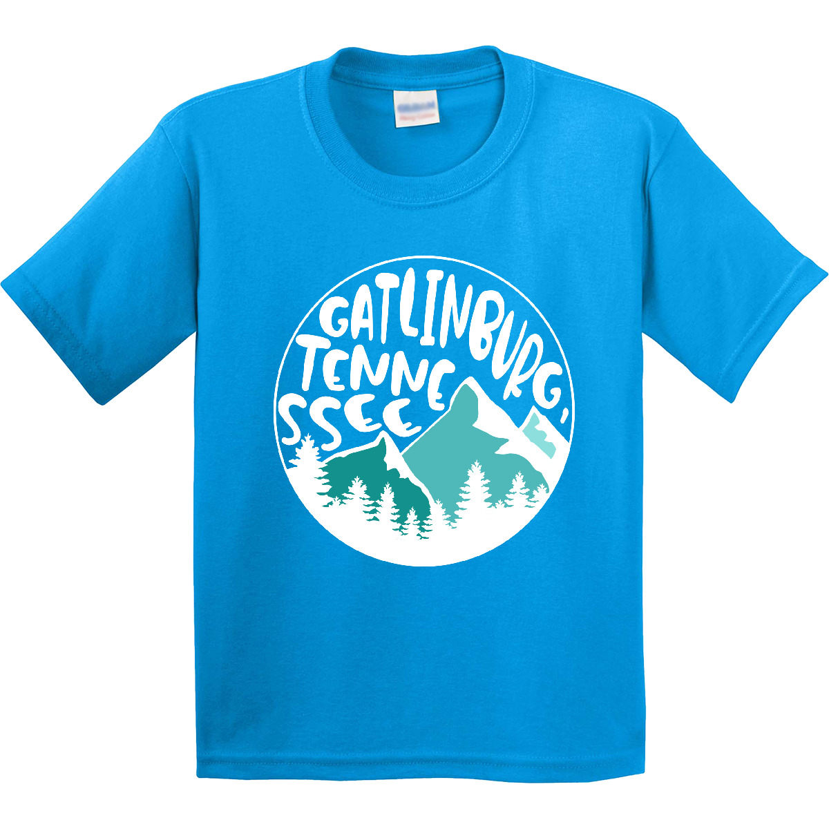 Inktastic Gatlinburg, Tennessee- Mountains Youth T-Shirt State Home Trees Travel - Picture 5 of 9