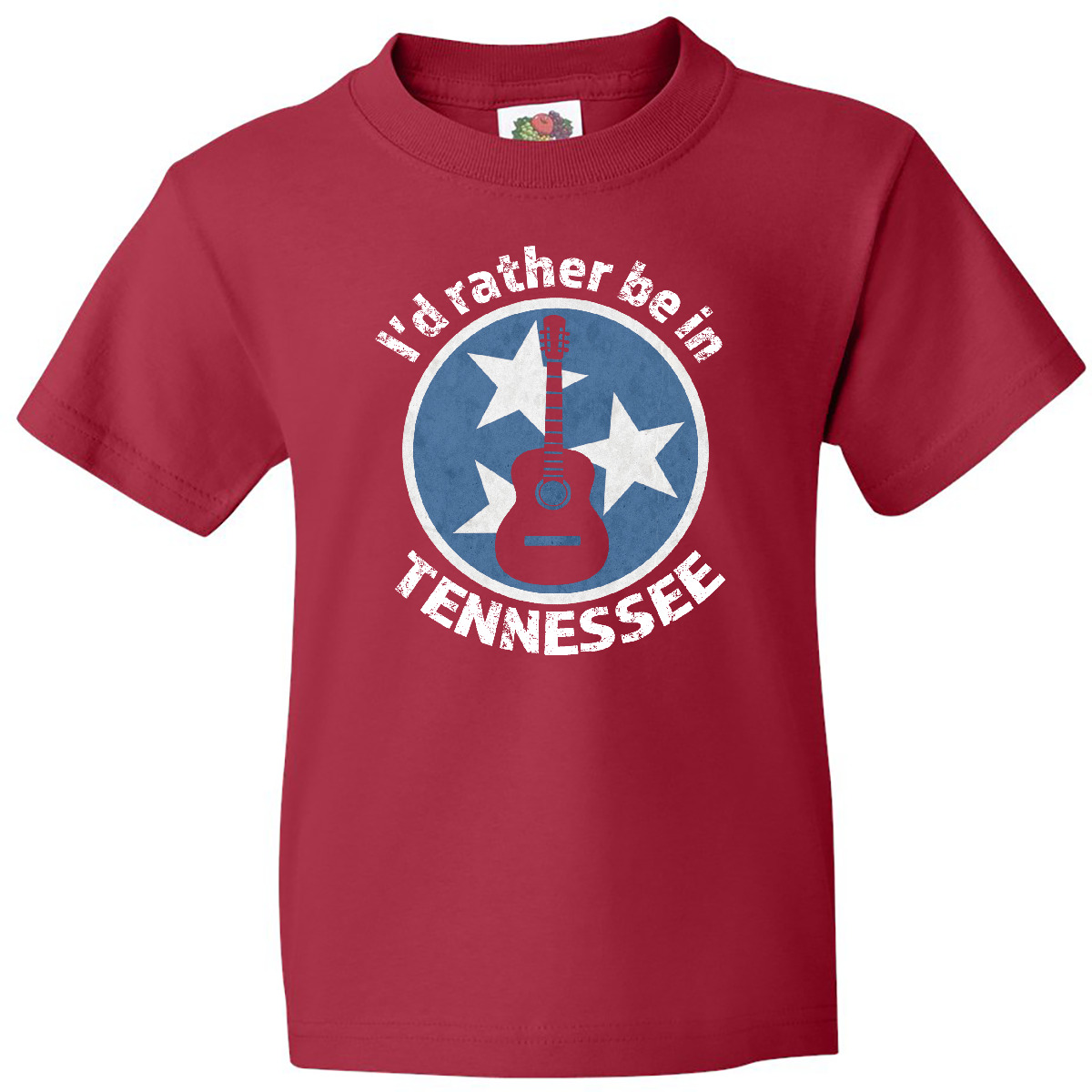 Inktastic I'd Rather Be In Tennessee Youth T-Shirt State Knoxville Nashville Gem - Picture 8 of 11
