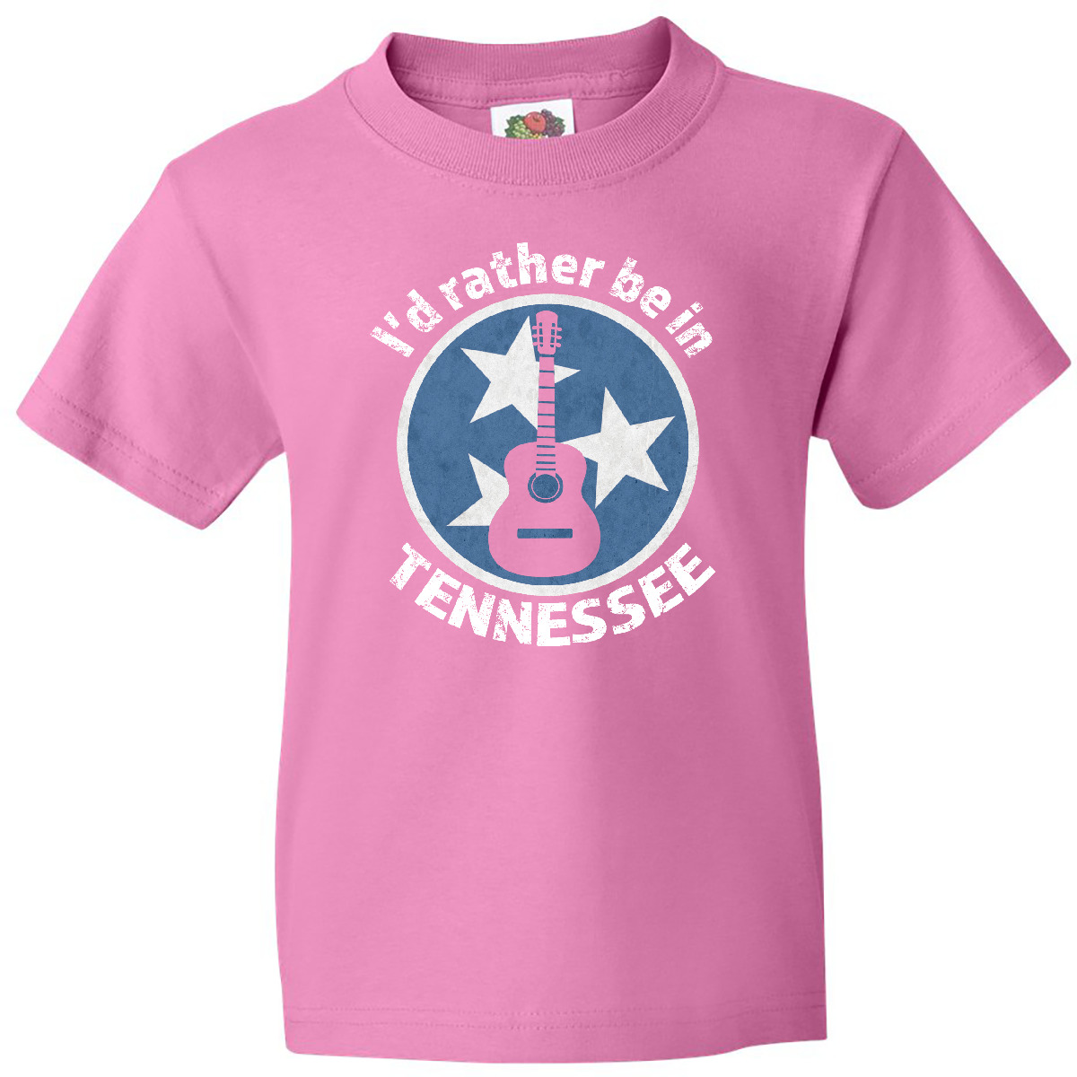 Inktastic I'd Rather Be In Tennessee Youth T-Shirt State Knoxville Nashville Gem - Picture 2 of 11