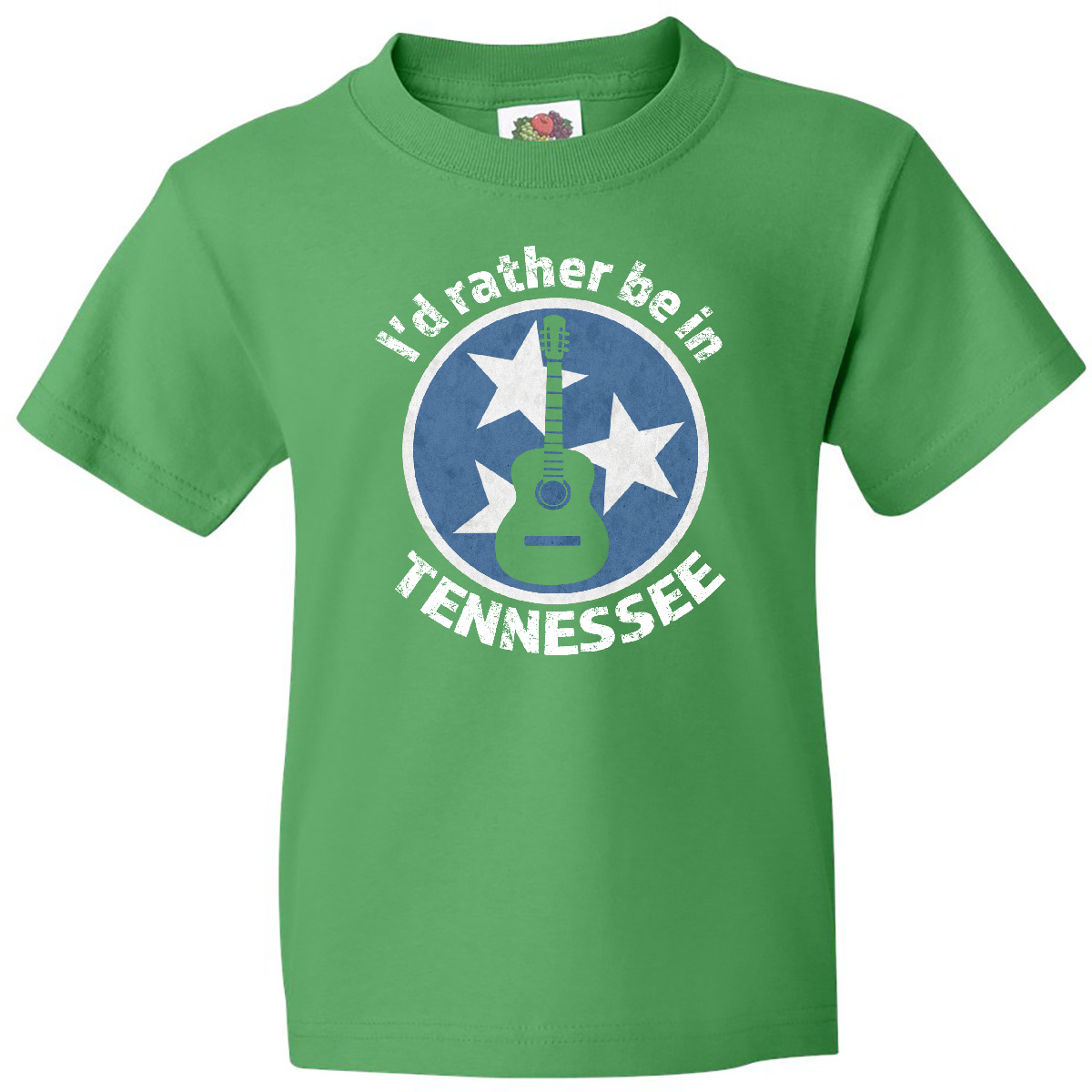 Inktastic I'd Rather Be In Tennessee Youth T-Shirt State Knoxville Nashville Gem - Picture 4 of 11