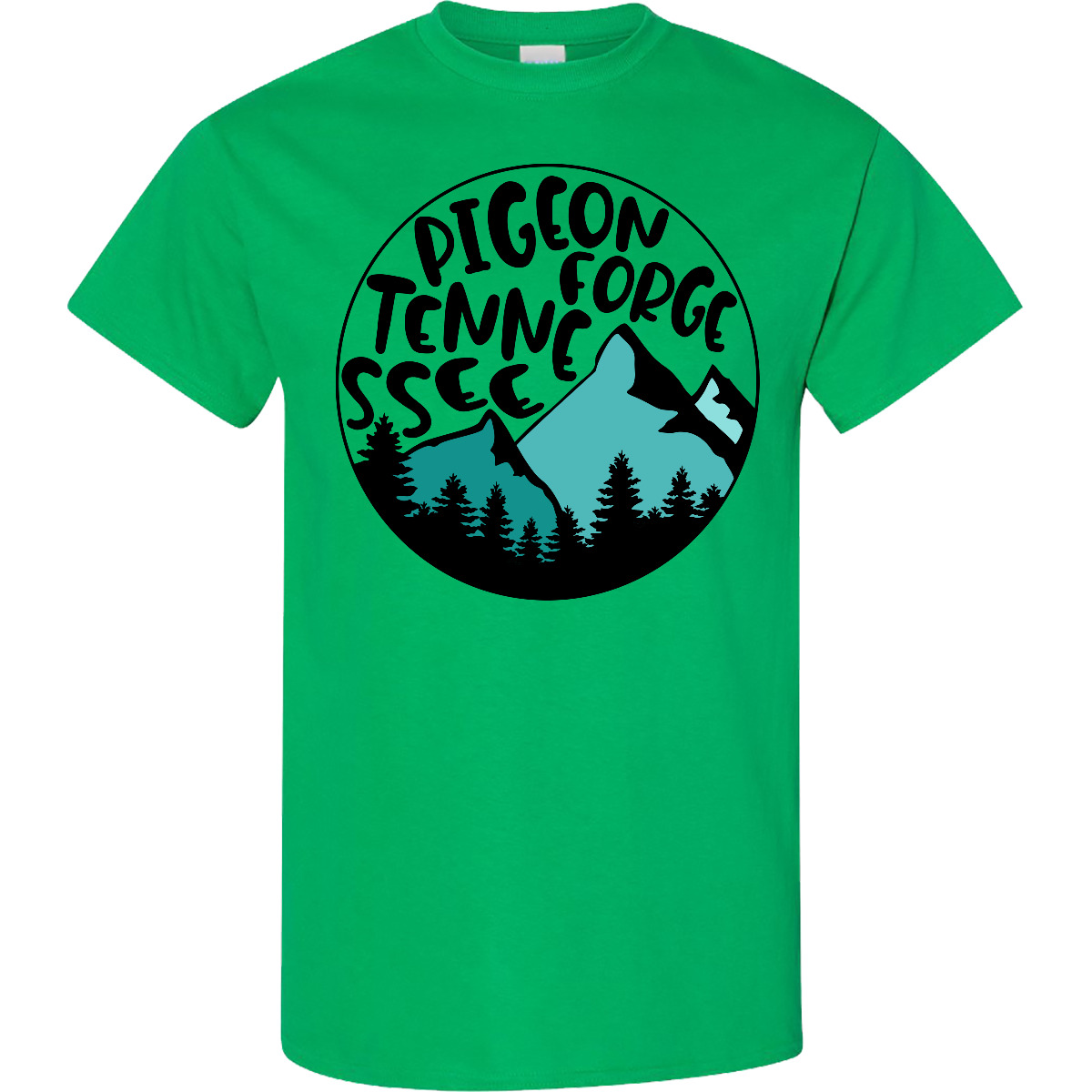 Inktastic Pigeon Forge, Tennessee- Mountains T-Shirt State Home Trees Vacation