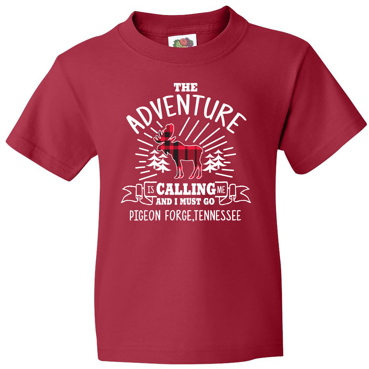Inktastic Pigeon Forge Tennessee The Adventure Is Calling And I Youth T-Shirt - Picture 7 of 10